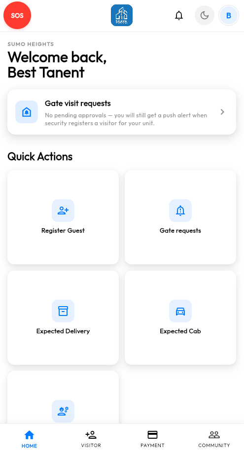 Tenant Home App