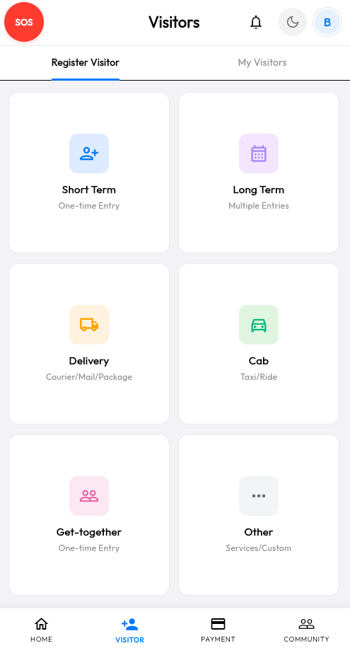 Visitor Management App